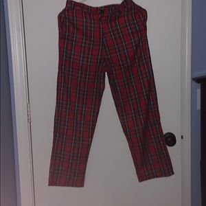 Plaid pants